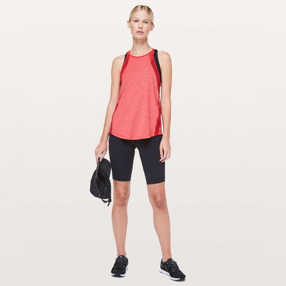 COPY - Lululemon Run Off-Route Tank Heathered True Red / True Red - Picture 11 of 16